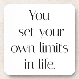 Posavasos Su propia montaña de plástico dura limita