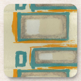 Posavasos Suave y audaz abstracto inspirado en Rothko