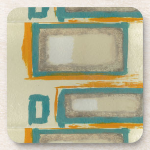 Posavasos Suave y audaz abstracto inspirado en Rothko