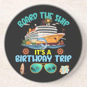 Posavasos Sube Al Barco Es Un Viaje De Cumpleaños