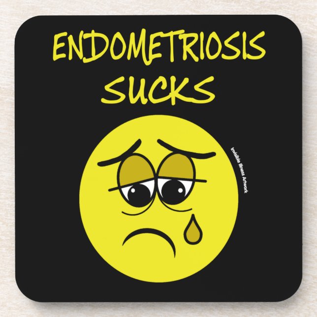 Posavasos SUCKS...Endometriosis (Frente)