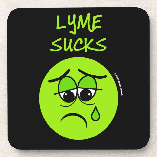 Posavasos SUCKS... Lyme (Frente)