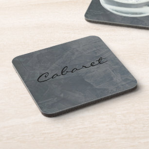 Posavasos Suede Gris