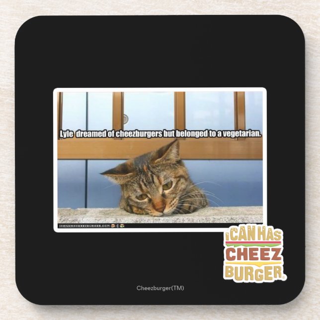 Posavasos Sueño con Cheesburgers (Frente)
