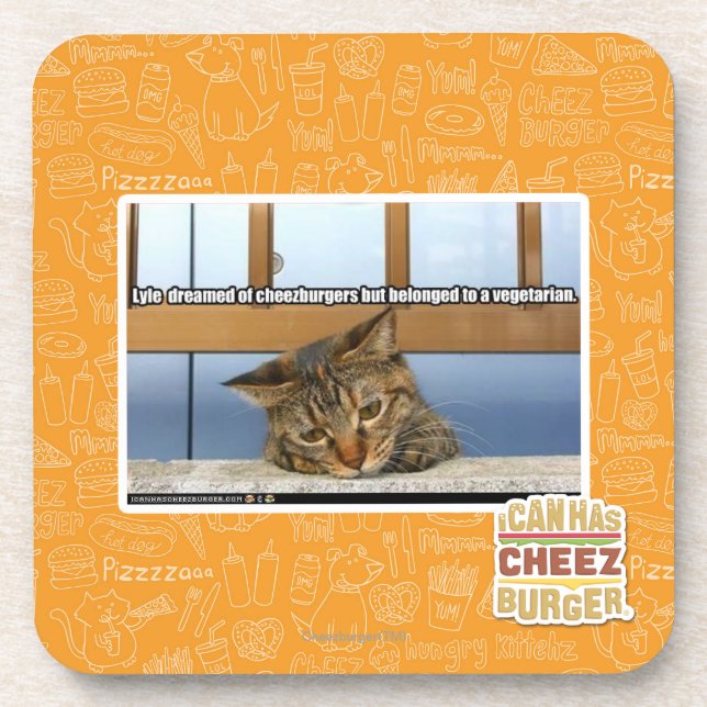 Posavasos Sueño con Cheesburgers (Frente)
