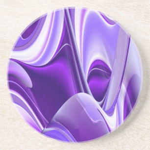 Posavasos Sueños de Arcoíris de Flor Morada