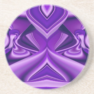 Posavasos Sueños de Arcoíris de Flor Morada