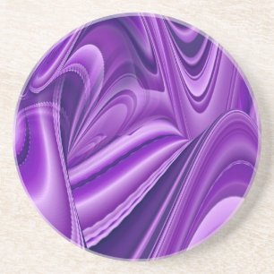 Posavasos Sueños de Arcoíris de Flor Morada