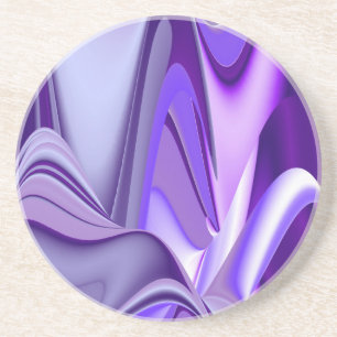 Posavasos Sueños de Arcoíris de Flor Morada