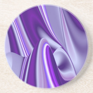 Posavasos Sueños de Arcoíris de Flor Morada