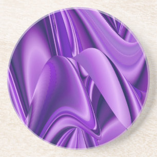 Posavasos Sueños del arcoiris de flores moradas