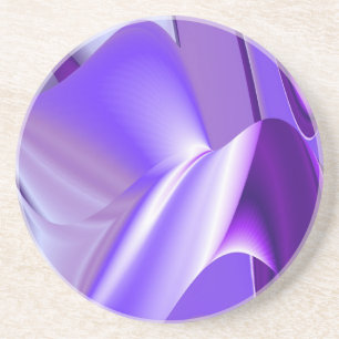 Posavasos Sueños del arcoiris de flores moradas
