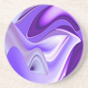 Posavasos Sueños del arcoiris de flores moradas