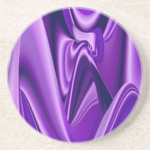 Posavasos Sueños del arcoiris de flores moradas