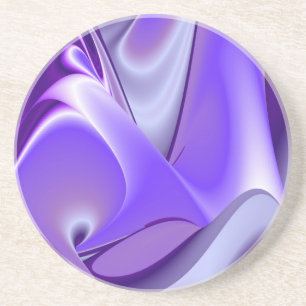 Posavasos Sueños del arcoiris de flores moradas