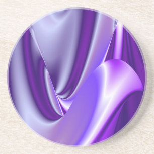 Posavasos Sueños del arcoiris de flores moradas