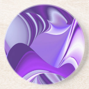 Posavasos Sueños del arcoiris de flores moradas