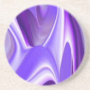 Posavasos Sueños del arcoiris de flores moradas