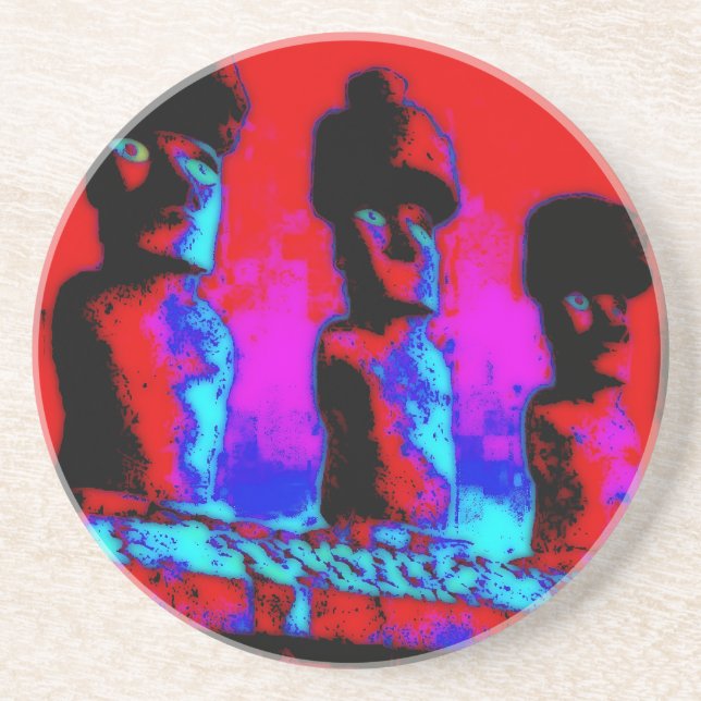 Posavasos Sueños Eternos de RapaNui (Frente)