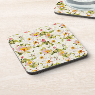 Posavasos Sueños Florales Nº 8 en la montaña rusa de bebidas
