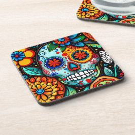 Posavasos Sugar Skull