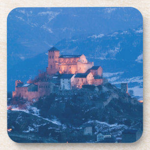 Posavasos SUIZA, Wallis/Valais, SION: Basílica de