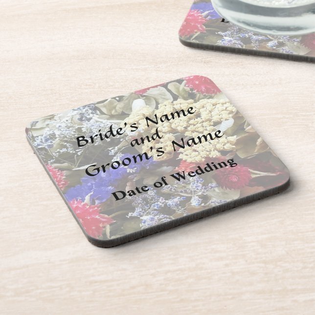 Posavasos Suministros De Boda De Flores Secas (Lado Izquierdo)