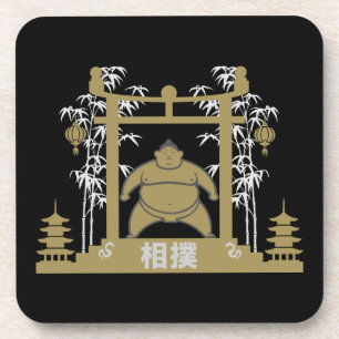 Posavasos Sumo Wrestler