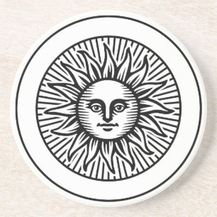 Posavasos Sun Face 03