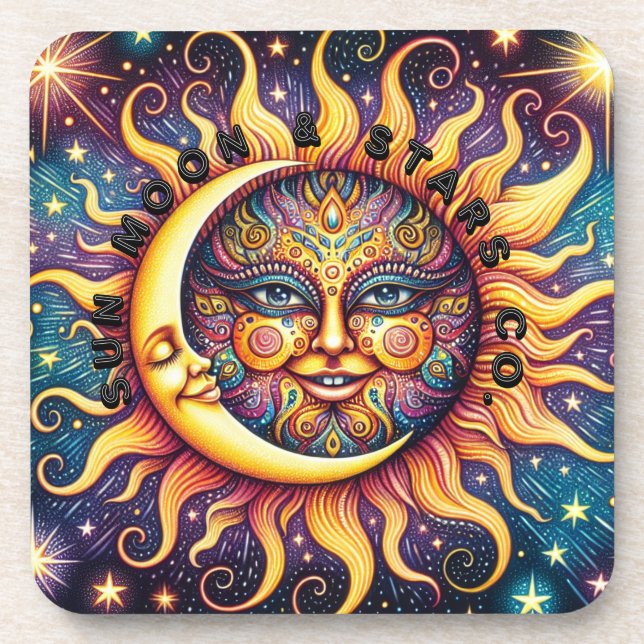 Posavasos Sun, Moon & Stars Co. (Frente)