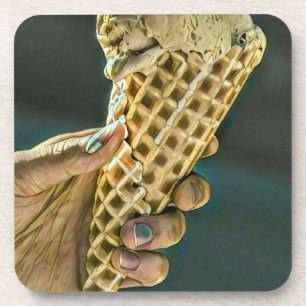Posavasos Sundae helado para los niños