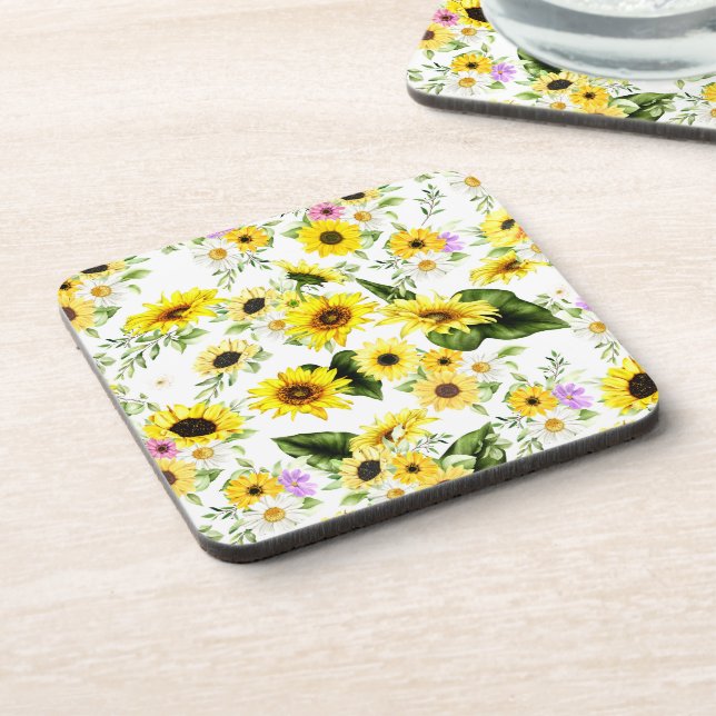 Posavasos Sunflower 7 (Lado Izquierdo)