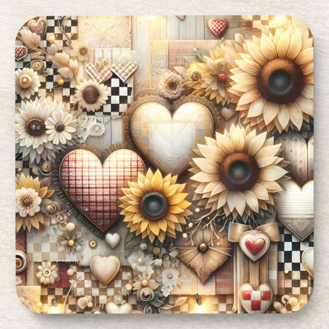 Posavasos Sunflower Country (Frente)
