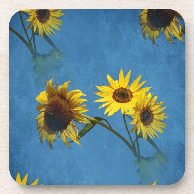 Posavasos Sunflowers Abstract (Frente)