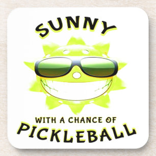 Posavasos Sunny con una oportunidad de PickleBall