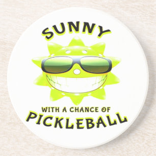 Posavasos Sunny con una oportunidad de PickleBall