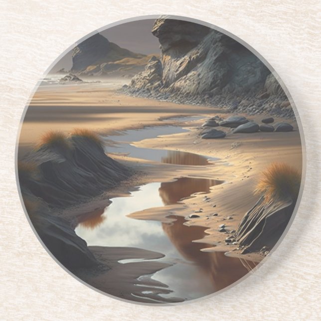 Posavasos Sunset Shore (Frente)