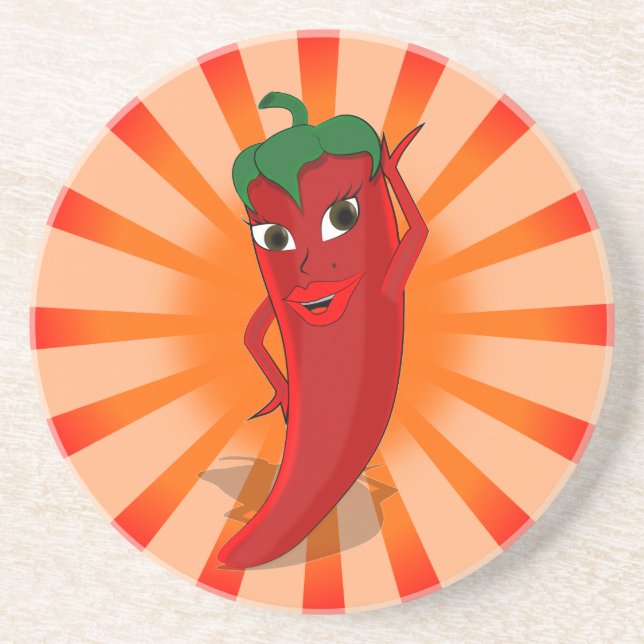 Posavasos Superestrella del Red Pepper (Frente)
