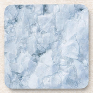 Posavasos Superficie de hielo agrietado (Estilo 3) Pintura a