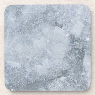 Posavasos Superficie de Hielo Agrietado (Estilo 4) Pintura a