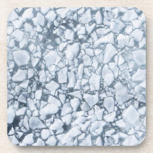 Posavasos Superficie de Hielo Agrietado (Estilo 6) Pintura a