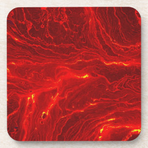 Posavasos Superficie de lava caliente (estilo 3) pintura al 