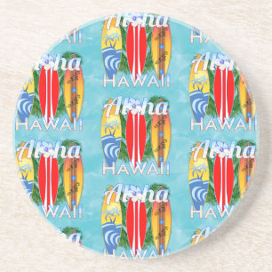 Posavasos Surfboards Aloha Hawaii Summer