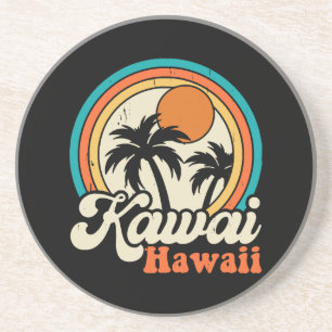 Posavasos Surfear Kawaii Hawaii