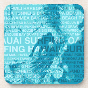 Posavasos Surfing Hawaii Green Room Hawaii Coasters