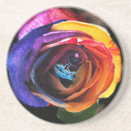 Posavasos Surfing the Rainbow Rosa
