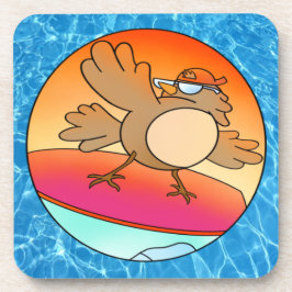 Posavasos Surfista De Aves De Verano