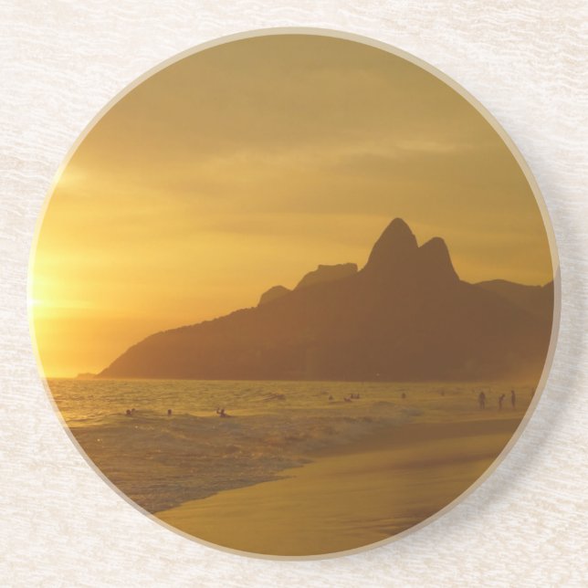 Posavasos surfistas de Sunset (Frente)