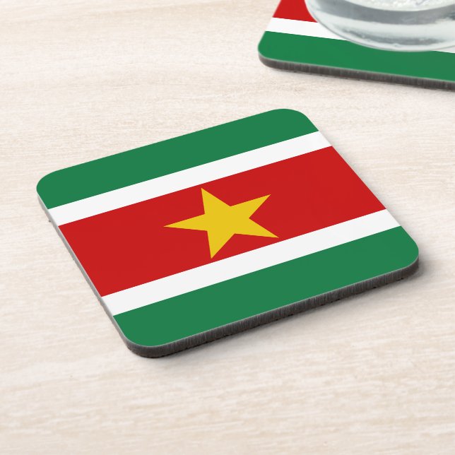 Posavasos Suriname Flag  (Lado Izquierdo)