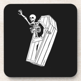 Posavasos Surprise Skeleton on a 